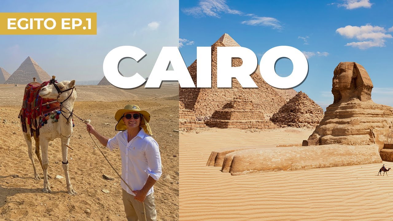 CONHECI AS PIRÂMIDES DE GIZÉ | Egito ep.1