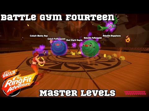 MASTER | Battle Gym Fourteen | DAILY Ring Fit Adventure - No Commentary