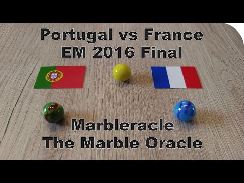 Marbleracle: Portugal vs France EM Oracle / Orakel 2016 Final