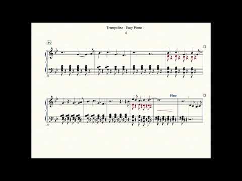 Trampoline Piano Performance Video