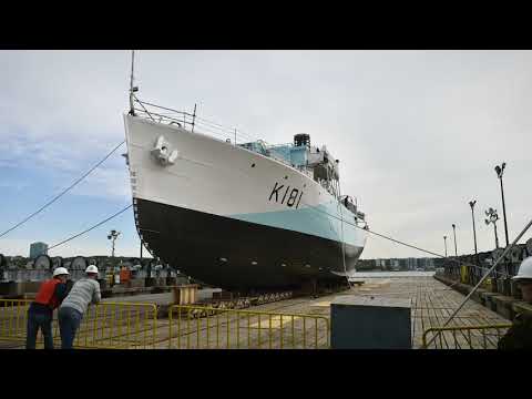 HS2018 0481 001v SACKVILLE Out Of Drydock