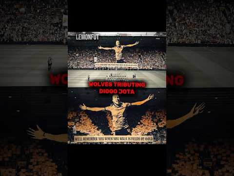 Wolverhampton tribute for Diogo Jota 🥹❤️
