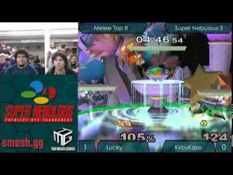 SN3 Top 32 - KirbyKaze (Sheik) vs Lucky (Fox) Losers Quarterfinals