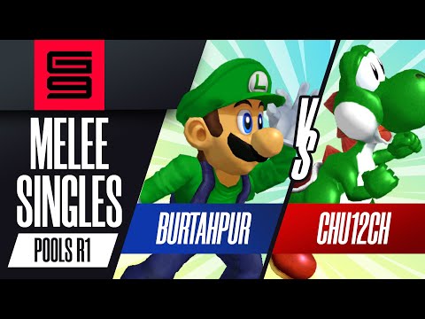 BurTahPur (Luigi) vs Chu12ch (Yoshi) - Melee Singles Pools Winners Round 2  - Genesis 9