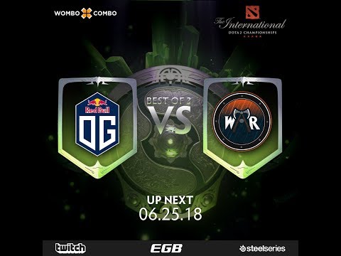 OG vs Wind & Rain Game 1 (BO3) l The International 2018 EU Regional Qualifiers