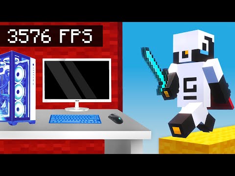 Bedwars With The CHEAPEST Gaming Setup!