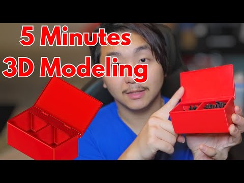 5 Minute 3D Model Box With Hinge In Fusion 360