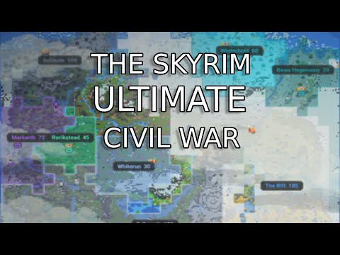 THE ULTIMATE SKYRIM CIVIL WAR - WorldBox God Simulator