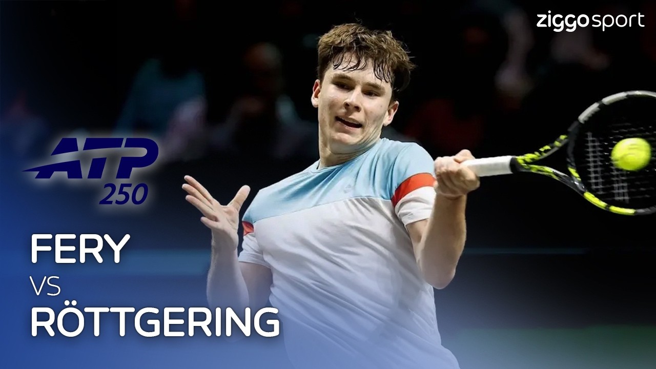 EEN HELE LASTIGE PARTIJ VOOR RÖTTGERING!🤯🔥| Fery vs Röttgering | ATP World Tour 250
