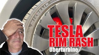 Tesla Model Y Curb Rash Repair - 21” Uberturbine Wheels - DIY