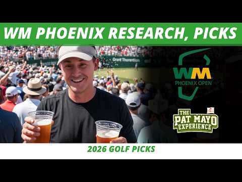WM PHOENIX OPEN 2026 Fantasy Golf Picks | Research, Sleepers & Course Breakdown, Guess the Odds