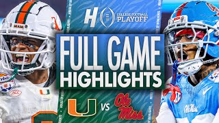 Miami vs Ole Miss - FULL SEMIFINAL HIGHLIGHTS  | January 8, 2026 College Football Playoff
