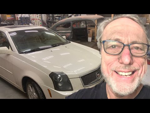 ‘49 Chevy Fleetline & ‘06 Cadillac CTS merge. Cherry Red Episode 1