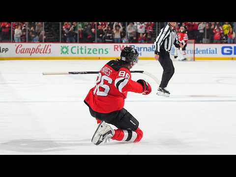 Jack Hughes HAT TRICK vs Rangers!