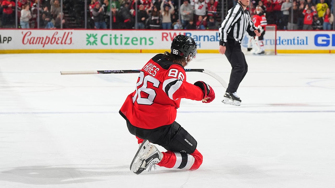 Jack Hughes HAT TRICK vs Rangers!