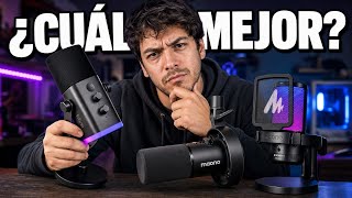 Fifine AM8 VS Maono PD300X VS Maono DM30 (Comparación 2026) | Diferencias Fifine y Maono