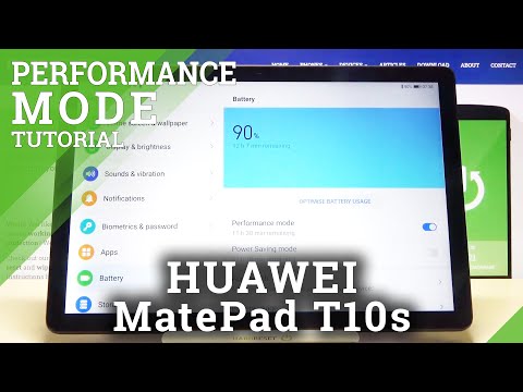 How to Turn On High Performance Mode on HUAWEI MatePad T10s – High Performance Mode