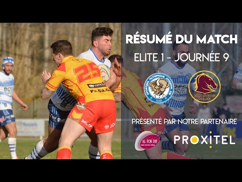 [Elite 1] Palau  - SO Avignon XIII (résumé)