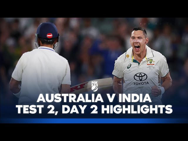 Australia v India – Second Test, Day 2 Highlights I 07/12/24 I Fox Cricket