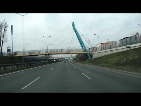 Poland: Upper Silesia freeway tour A4, S86, 79, DW902