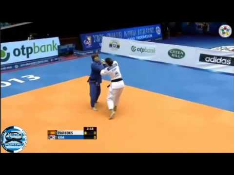 Judo Grand Prix Jeju 2013 Bronze -70kg PAREDES Maria (ESP) - KIM Seongyeon (KOR)