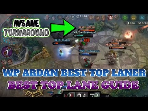 BEST GUIDE WP ARDAN OP TOP LANER VAINGLORIOUS SILVER GAMEPLAY - VAINGLORY 5V5