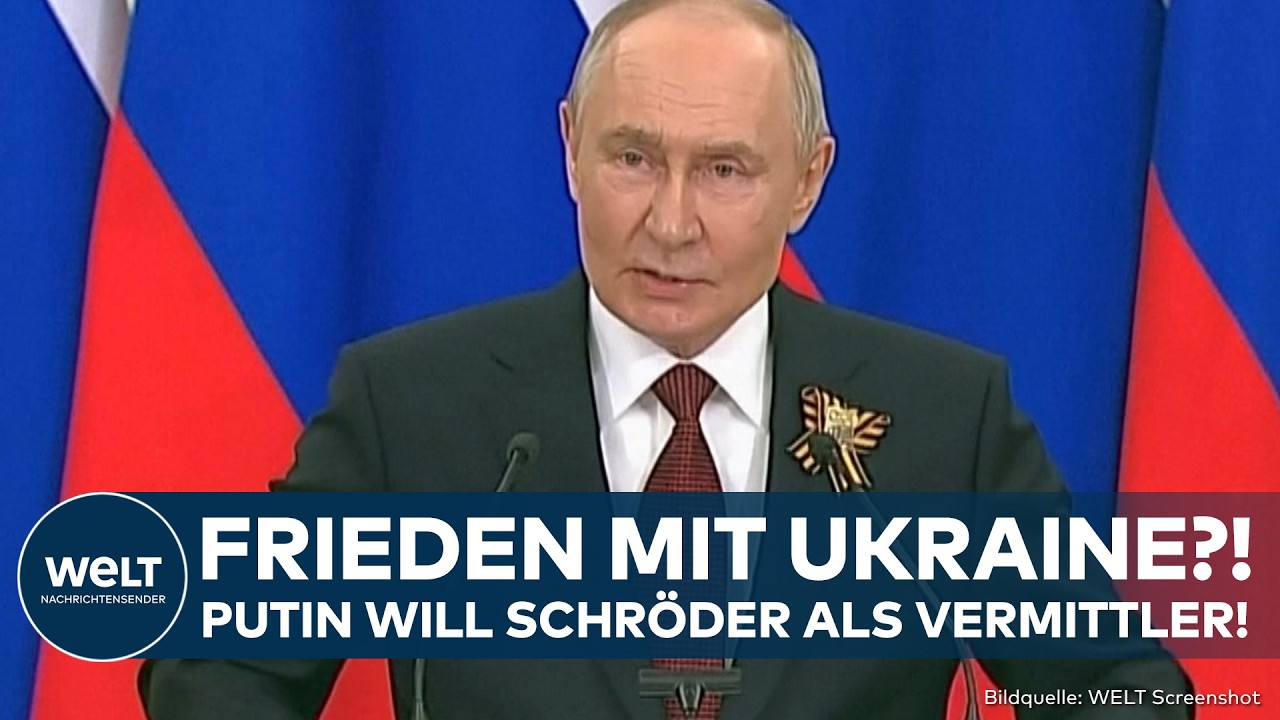 UKRAINE-KRIEG: Donnerschlag! Putin will Ex-Kanzler Gerhard Schröder als Vermittler! Dialog möglich