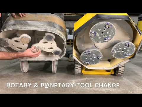 Rotary Grinders VS Planetary Grinders | Concrete Floor Grinders