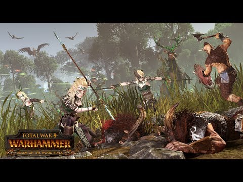 Total War: Warhammer Head to Head Campaign Beastmen vs Wood Elves Part 1