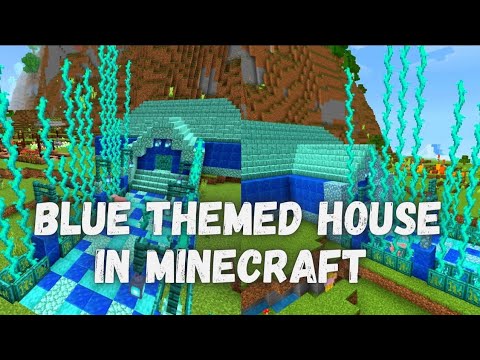 EPIC Minecraft House Build - Tranquil Blue Theme!
