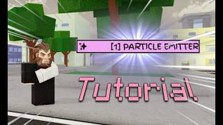 PARTICLE EMITTER TUTORIAL (JJS)