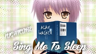 Sing Me To Sleep Lyrics Nightcore Th Clip -