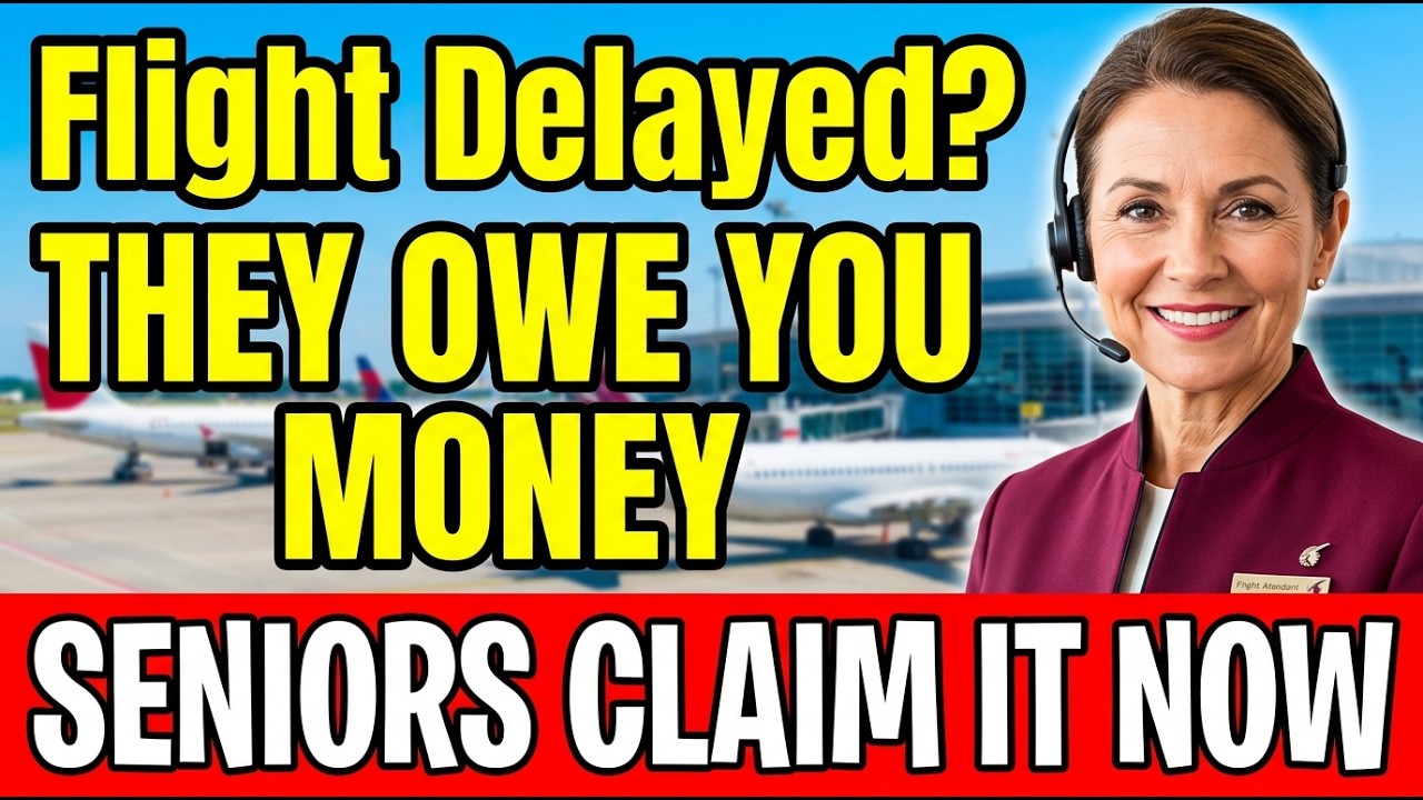 Flight Delayed? Seniors Over 60 Are Finally Getting Hundreds Back — Here Is How To Claim Yours