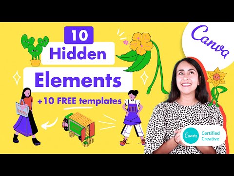 Top 10 keywords to find awesome hidden elements in Canva for free
