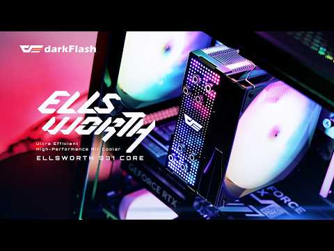 🎉이벤트🎉 설치는 간단하게, 쿨링은 안정적인 싱글타워 공랭쿨러 다크플래쉬 Ellsworth S31 CORE RGB