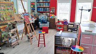 Wicked Fancy Art Studio Tour 2026 with Sunlight and Running Water!