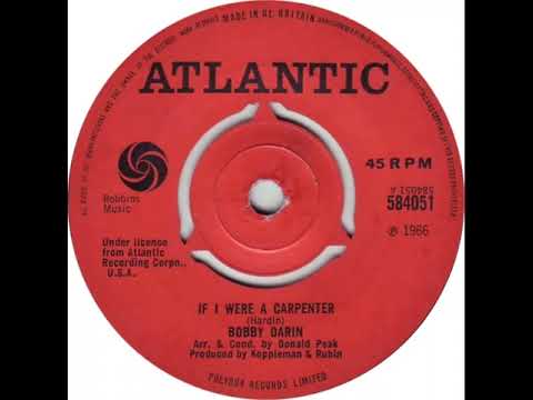 UK New Entry 1966 (322) Bobby Darin - If I Were A Carpenter