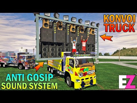 BOCAH SD KONVOI TRUCK ANTI GOSIP SOUND SYSTEM - GTA 5 SULTAN BOCIL