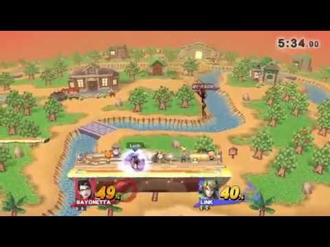 Laf. Sm4sh @ SnB 12 - Cajun (Bayonetta) vs. Chian (Link)