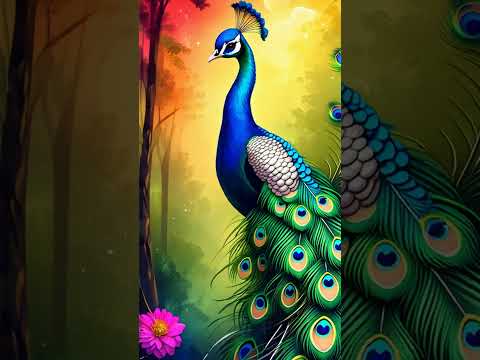 El pavo real  un disco solar y una ópera de colores