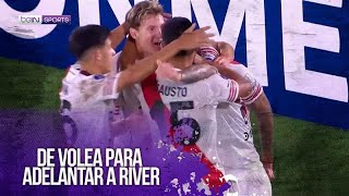 River se adelanta con la volea de Driussi | beIN SPORTS