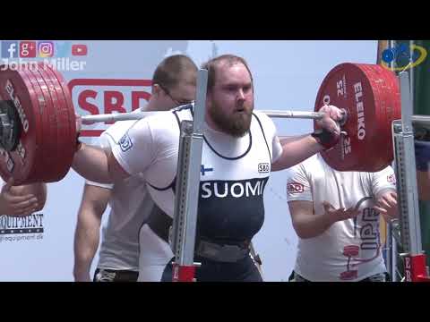 Robert Gleisner - 10th Place 837.5kg Total - 120+kg Class 2019 EPF Classic Open