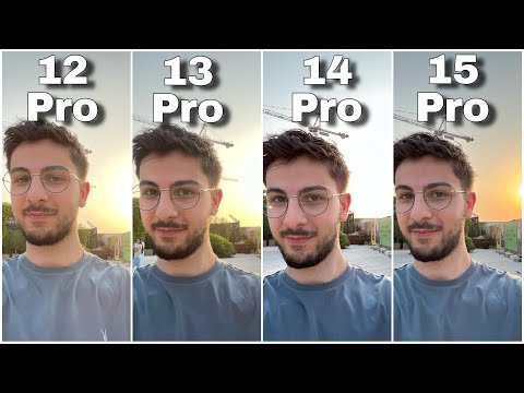 iPhone 15 Pro vs 14 Pro vs 13 Pro vs 12 Pro Photo and Video Test !