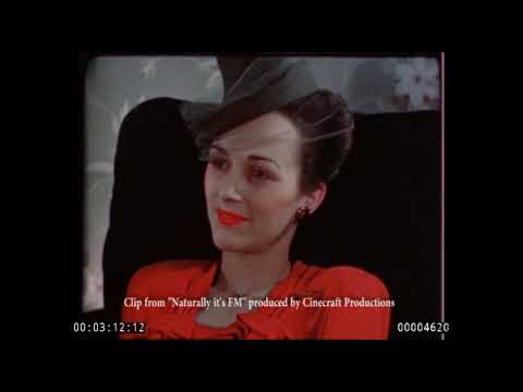 Clip from Naturally It's FM, a General Electric film (1947)