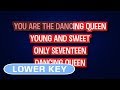 ABBA Dancing Queen Karaoke Lower Key