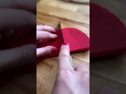 Air frying red corn tortillas into tortilla chips