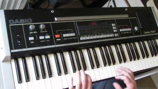 Casio Casiotone 1000P - Created Sounds (programmed)