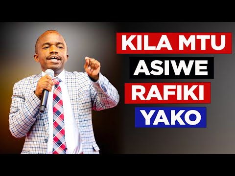 Usiwe na Urafiki na Kila Mtu, Weka Mipaka - Pr David Mmbaga