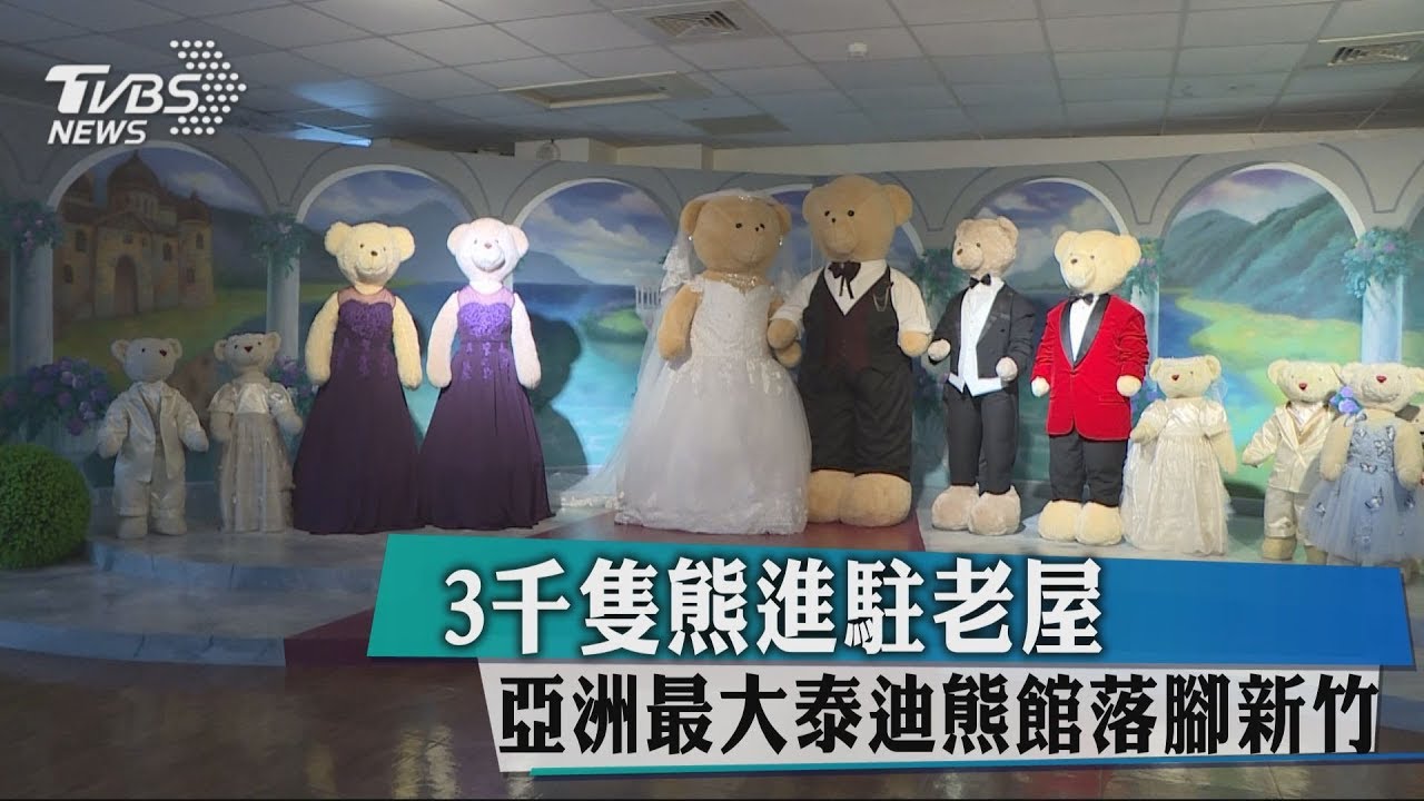 3千隻熊進駐老屋 亞洲最大泰迪熊館落腳新竹