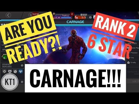 20K Per Tick Bleed! 6 Star Rank 2 Carnage Gameplay! Labyrinth Of Legends Star Lord Solo!